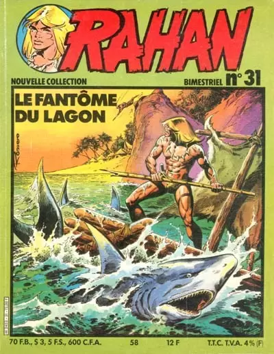 Rahan 2ème Série - Vaillant - Le fantôme du lagon