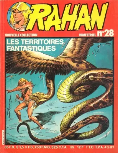 Rahan 2ème Série - Vaillant - Les territoires fantastiques