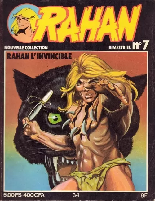 Rahan 2ème Série - Vaillant - Plus vite que le zèbra/Le peuple des arbres/Le lagon de l\'effroi
