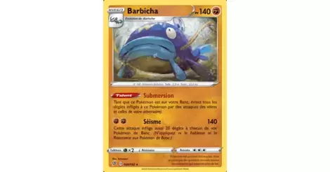 Pokemon 100/192 Barbicha Rare Epee et Bouclier 2 EB02 VF Francais