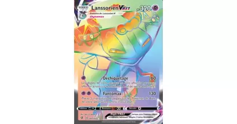 Carte Pokémon Lanssorien Vmax 197/192 Épée Bouclier Clash Rebelles EB02 FR NEUF 