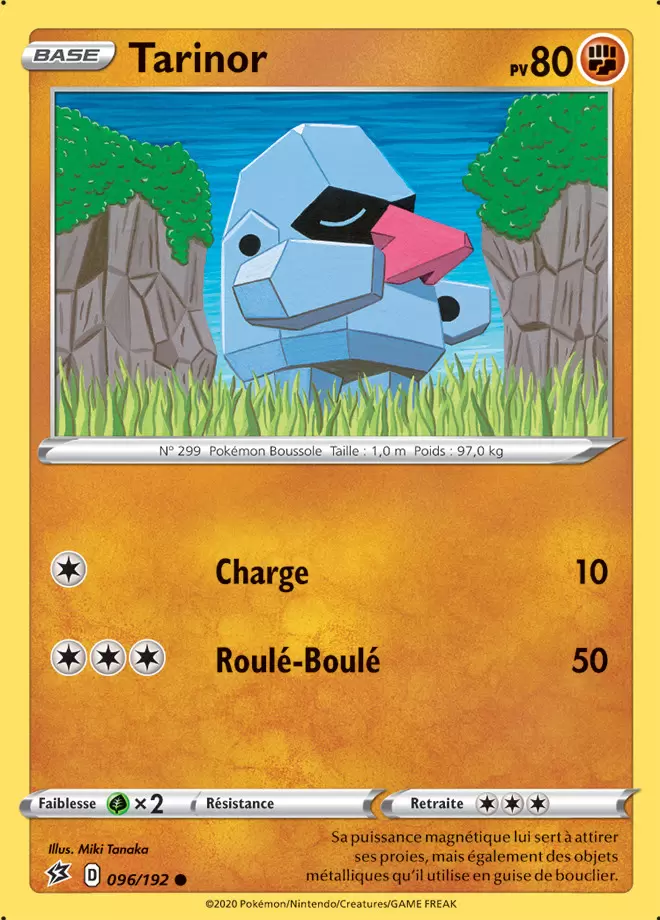 Pokémon Tarinor REVERSE 096/192 EB02 Clash des Rebelles 