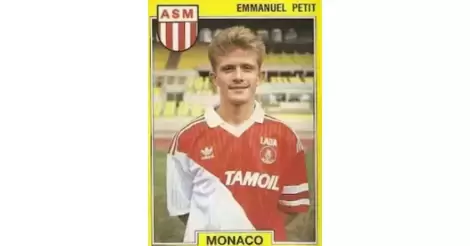 Emmanuel Petit Monaco Foot 92 En Images France Sticker 136