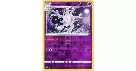 Pokemon Card 79/192 Galarian Cursola Rebel Clash Holo Rare RCL 