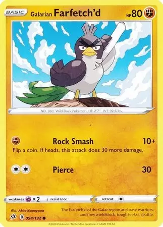 Rebel Clash - Galarian Farfetch\'d