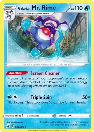 Rebel Clash - Galarian Mr. Rime