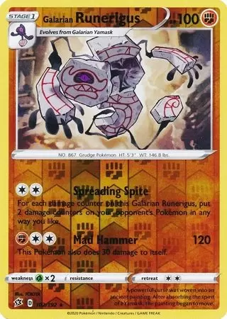 Rebel Clash - Galarian Runerigus Reverse