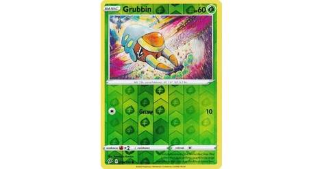 Pokemon Card 16//192 Grubbin Rebel Clash RCL Common Reverse Holo