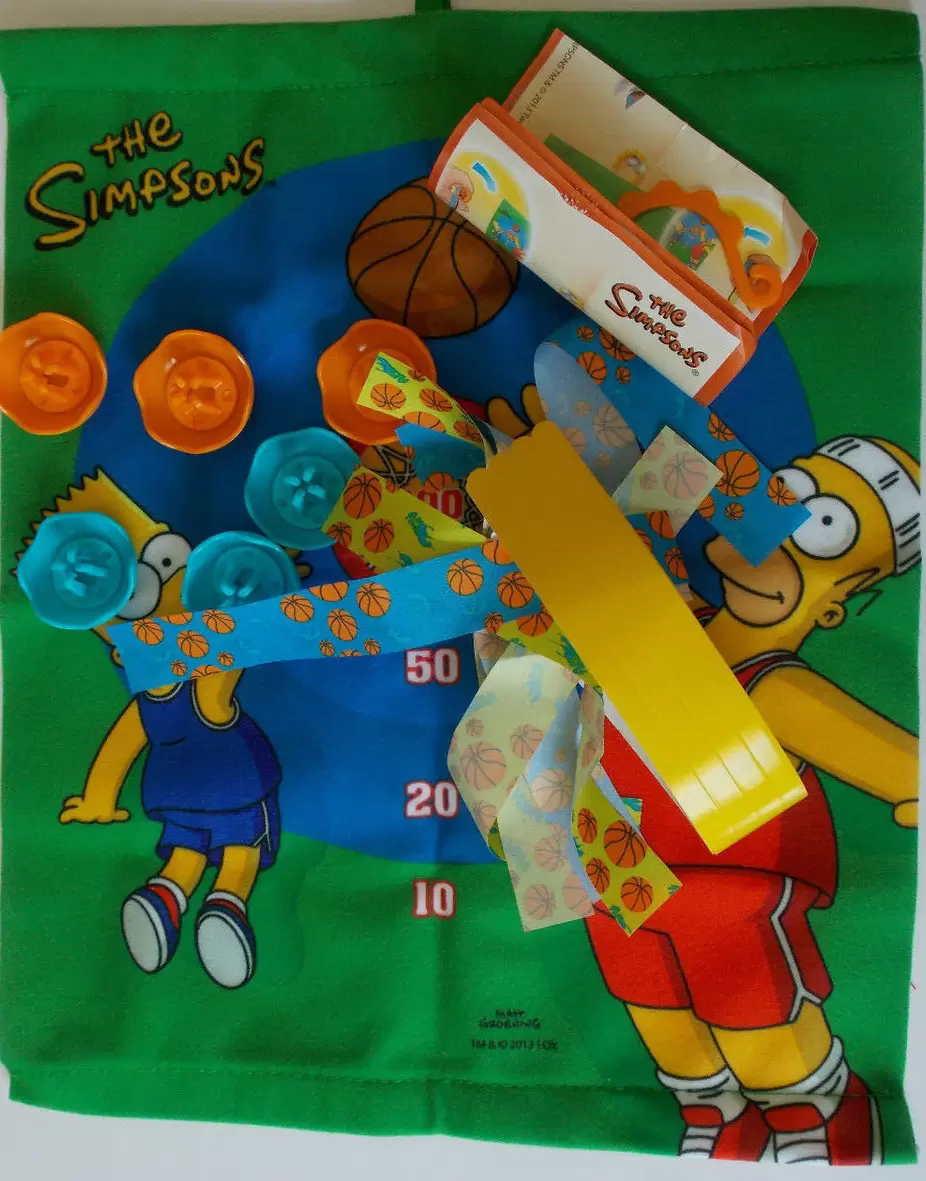 Maxi Kinder - Les Simpsons - Cible de Basket