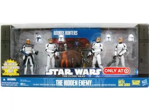 Star wars the clone discount wars action figures battle packs