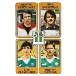 Henryk Kasperczak / Jean Castaneda / Eric Clavelloux / Thierry Oleksiak - Saint-Etienne