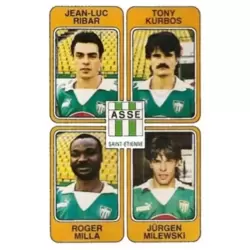 Jean-Luc Ribar / Tony Kurbos / Roger Milla / Jürgen Milewski - Saint-Etienne