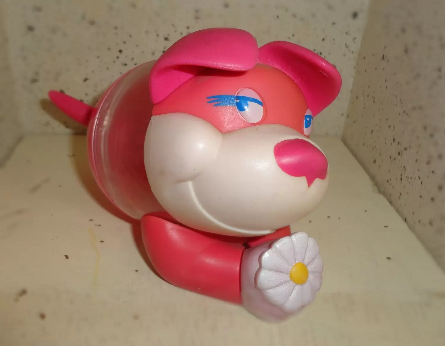 Kinder Circus - Chien Rose Fleur Blanche