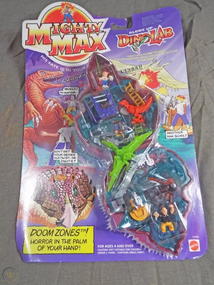 Mighty Max Doom Zones - The Dino Lab