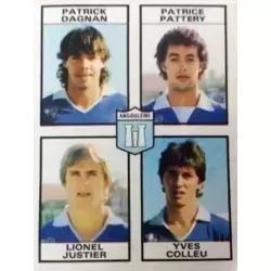Patrick Dagnan / Patrice Pattery / Lionel Justier / Yves Colleu - A.S. Angouleme-Charente
