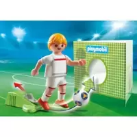Playmobil 4732 Football Soccer England English Player Figure Sports &  Action