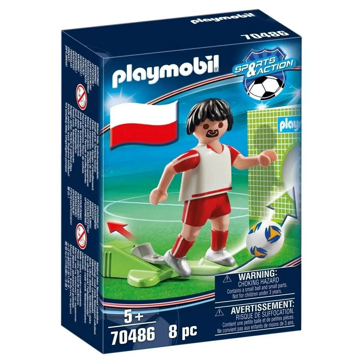 Playmobil Football - Joueur Foot Polonais