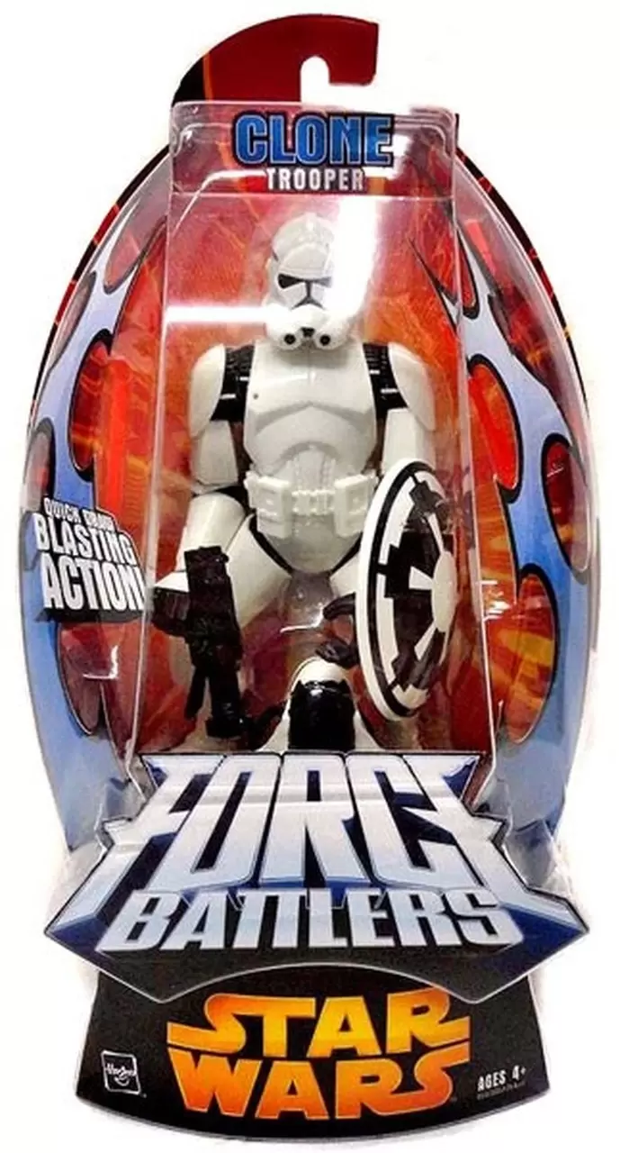 Force Battlers - Clone Trooper Quick Draw Blasting Action