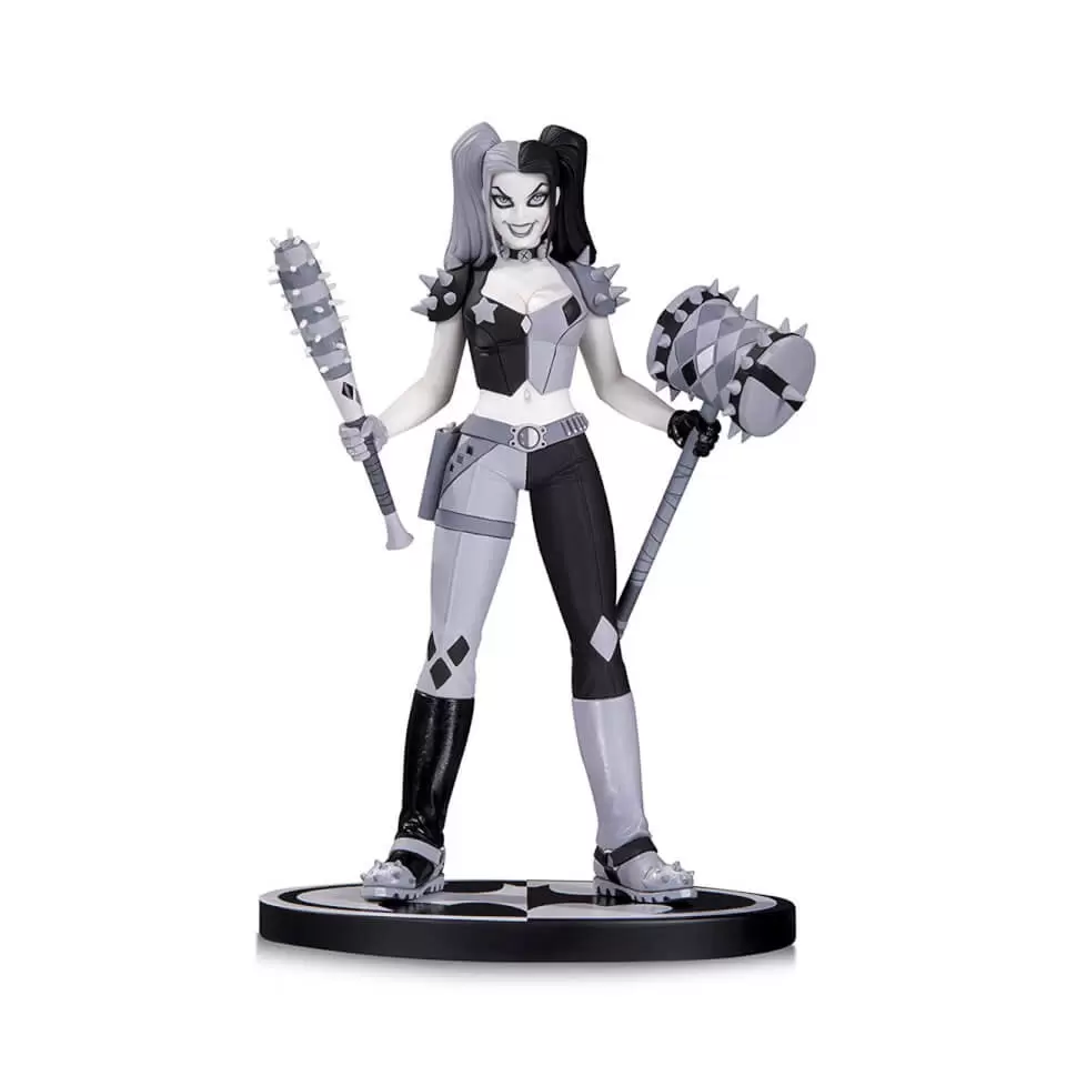 DC Collectibles Statues - Batman Black and White Harley Quinn by Amanda Conner