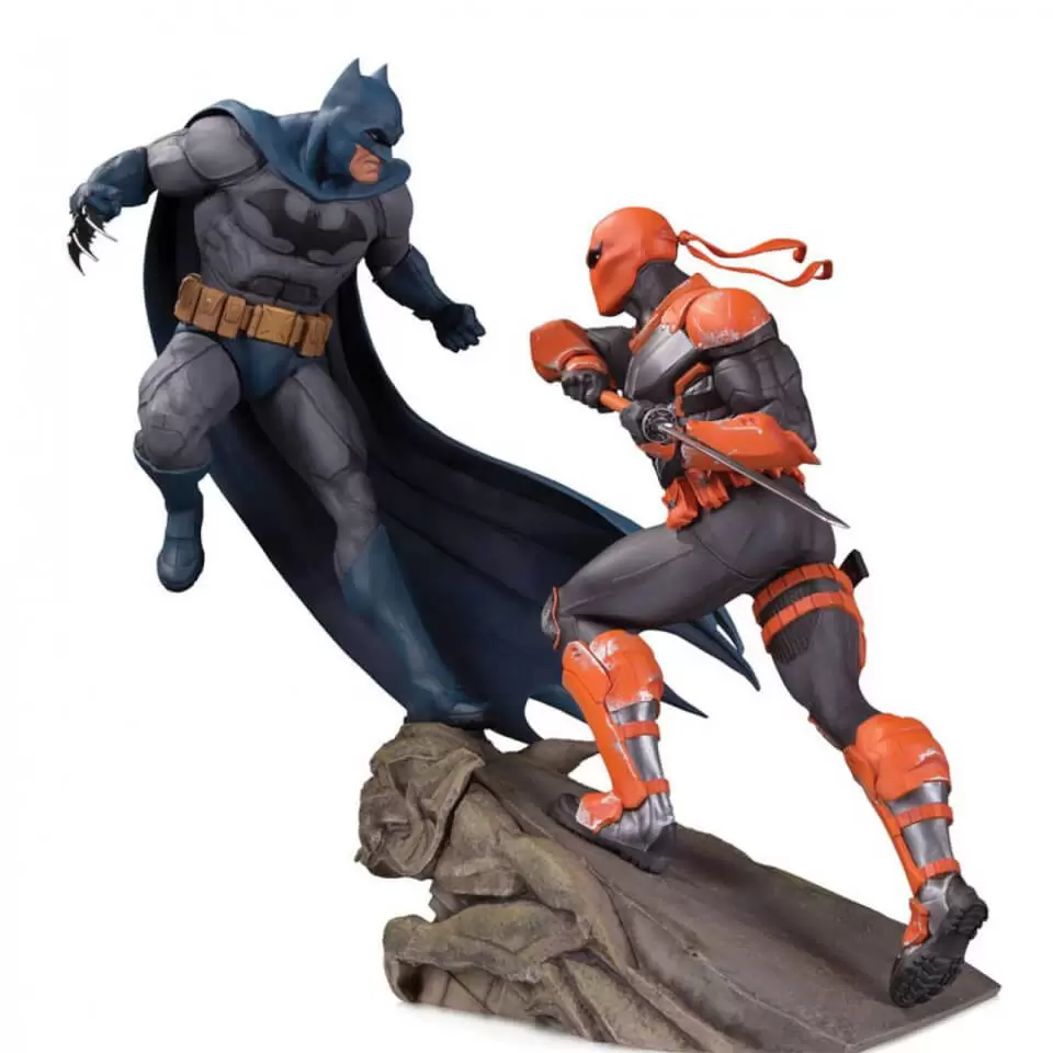 DC Collectibles Statues - Batman Vs. Deathstroke Battle