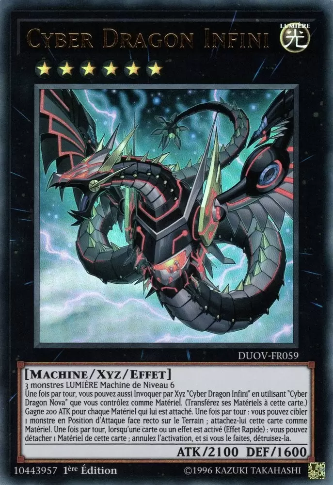 Duel Surchargé DUOV - Cyber Dragon Infini