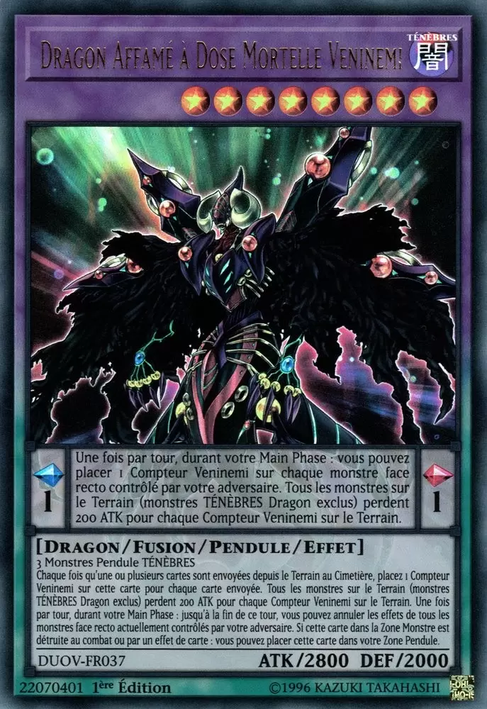 Duel Surchargé DUOV - Dragon Affamé à Dose Mortelle Veninemi