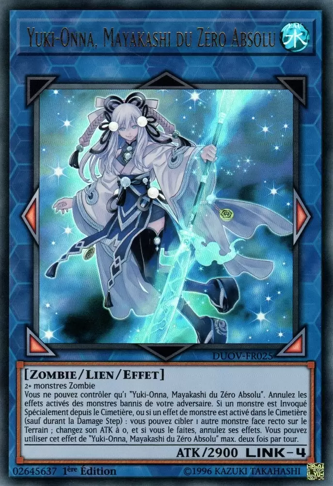 Duel Surchargé DUOV - Yuki-Onna, Mayakashi du Zéro Absolu