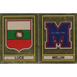 Ecusson Amicale de Luce / U.S. Melun - Deuxieme Division (Groupe B)