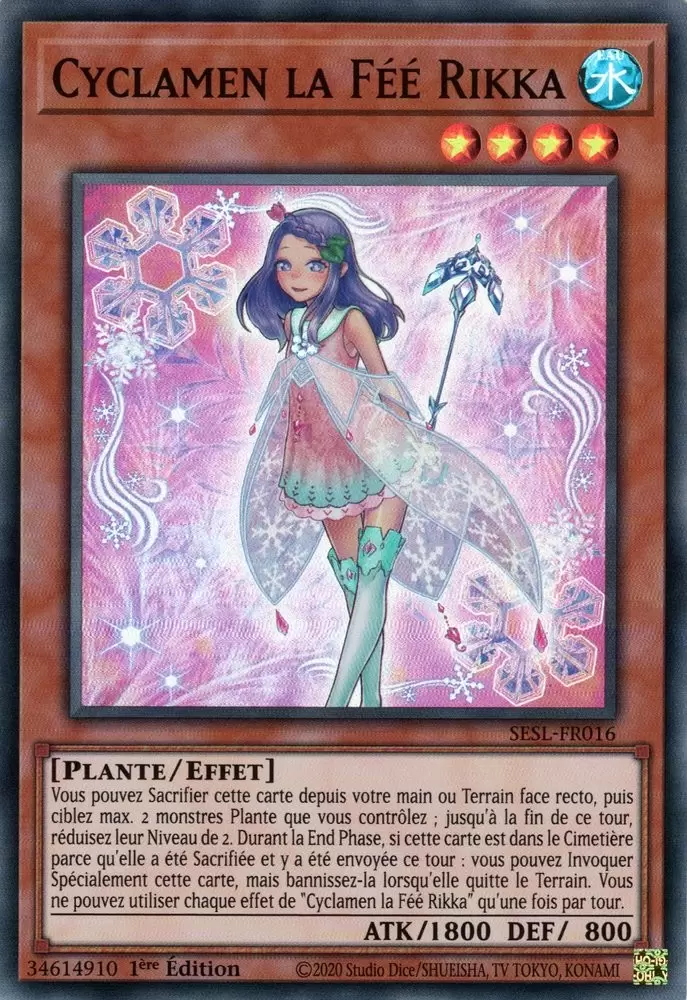 Les Pourfendeurs Secrets SESL - Cyclamen la Féé Rikka