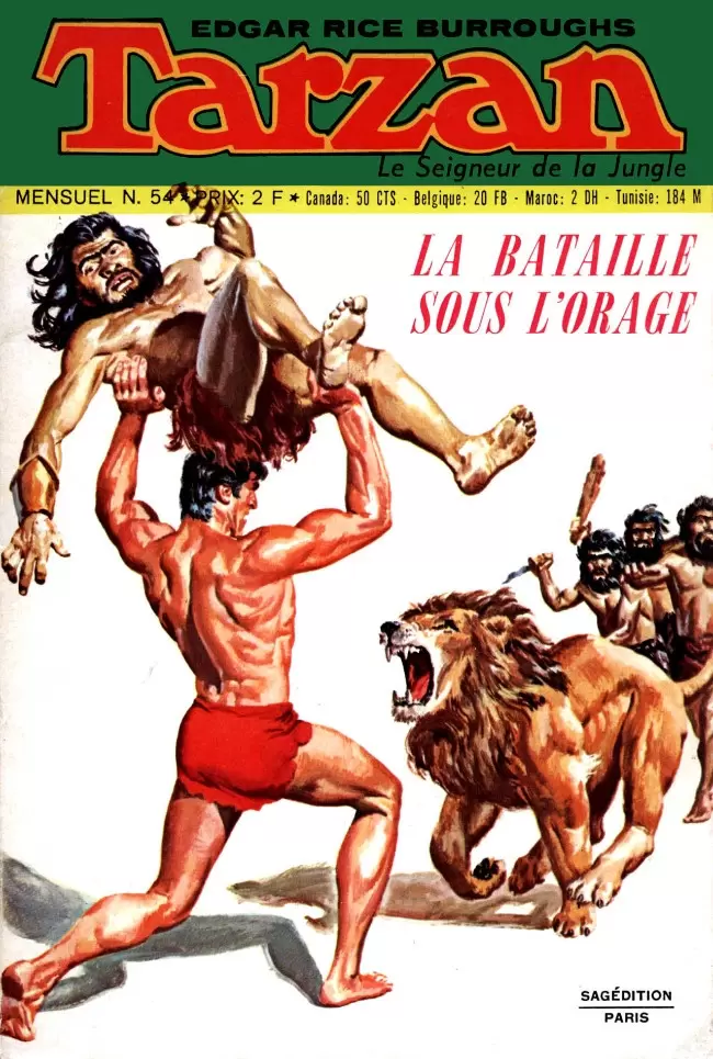 Tarzan - 1ère série (Sagédition) - La bataille sous l\'orage