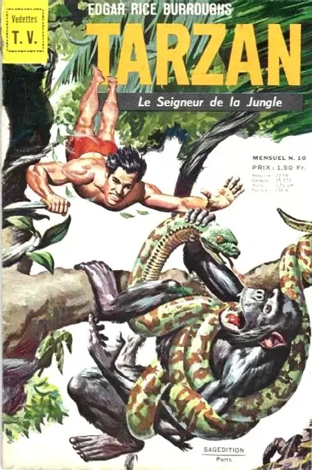 Tarzan - 1ère série (Sagédition) - Tarzan, le Seigneur de la Jungle