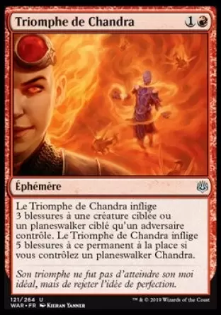 War of the Spark - Triomphe de Chandra Foil