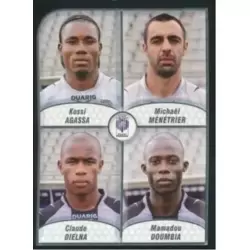 Kossi Agassa / Michaël Ménétrier / Claude Dielna / Mamadou Doumbia - FC Istres Ouest Provence