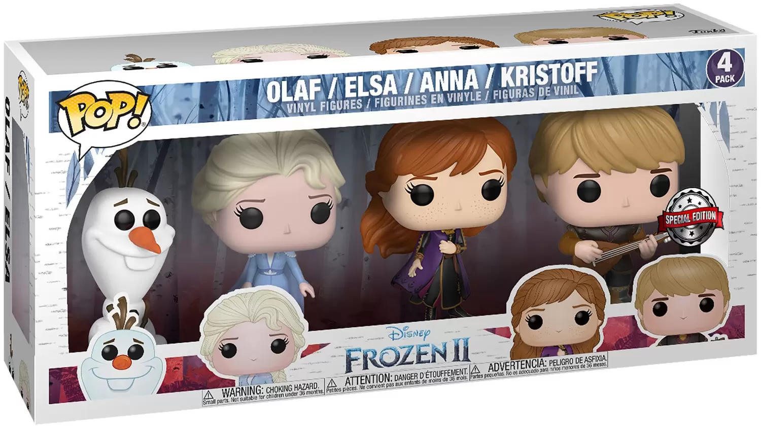 Elsa & Olaf Exclusive Pop Anna IN STOCK EXPRESS POST Vinyl 3-Pack Frozen 2 