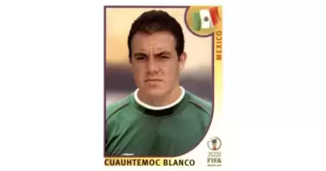 Cuauhtemoc Blanco Mexico No 508 Panini World Cup Korea/Japan 2002 