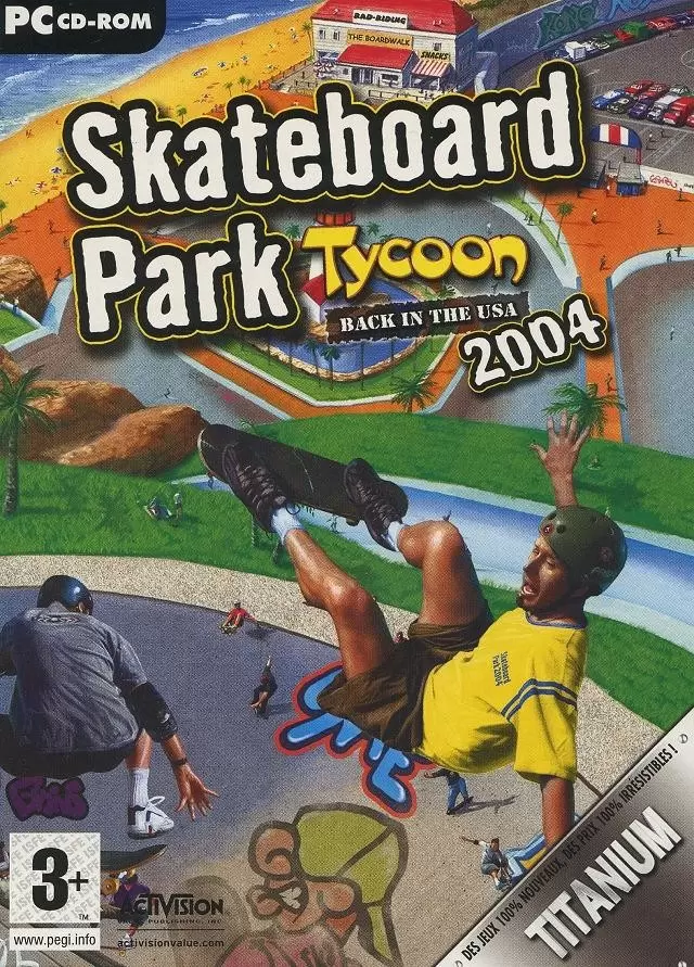 Jeux PC - Skateboard Park Tycoon 2004 : Back in the USA