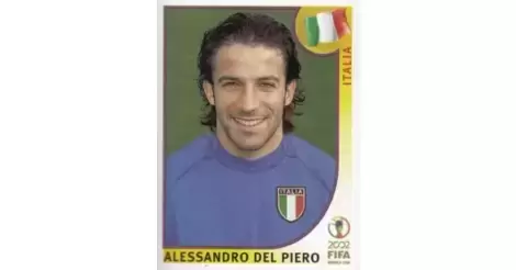 Shoot Alessandro Del Piero Italien Futera Fußball 3D-Trading Cards 2002 