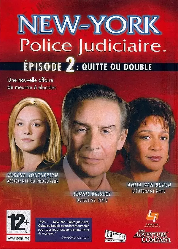 Jeux PC - New York Police Judiciaire Episode 2 : Quitte ou Double