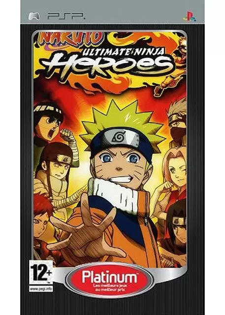 PSP Games - Naruto Ultimate Ninja Heroes Platinum