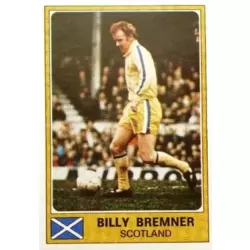-#296- HULL CITY BILLY BREMNER TOPPS-FOOTBALL RED BACK 1977 