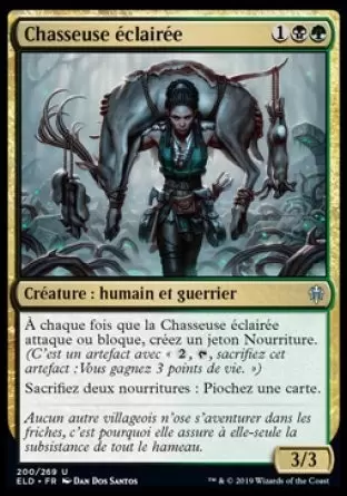 Le trône d\'Eldraine - Chasseuse éclairée Foil