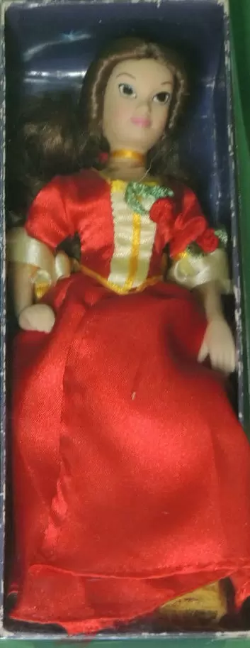 Le Mondes des Princesses (Poupées en Porcelaine) - Belle Robe Rouge