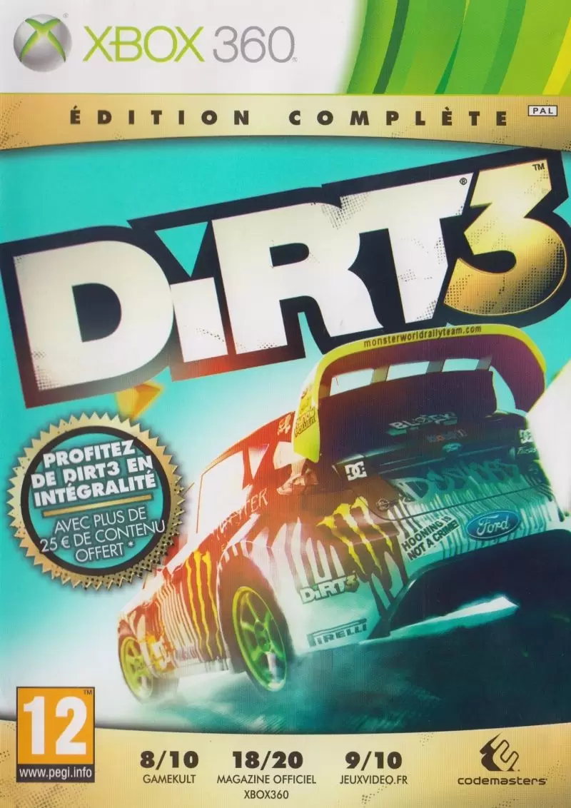 XBOX 360 Games - Dirt 3: Complete Edition