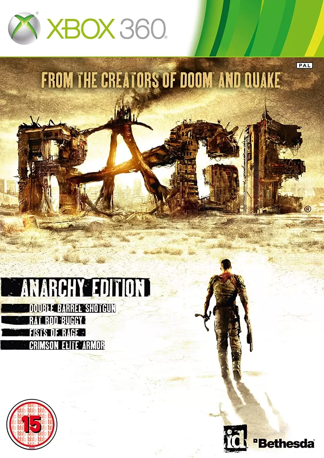 Jeux XBOX 360 - Rage Anarchy Edition