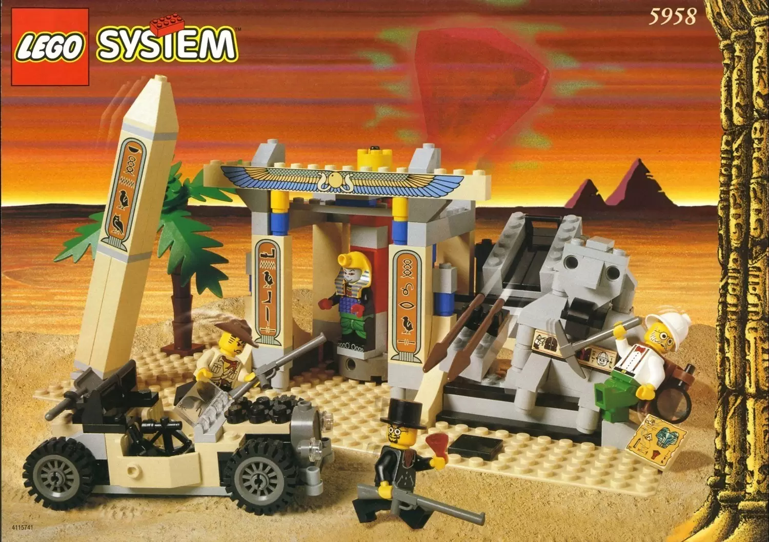 styrte Problem Duke Mummy's Tomb - LEGO Adventurers set 5958