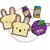 Smooshy Mushy Series 6 - Mystery Munchie Packs - Lolli\'s PB&J Packed Lunch