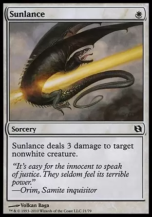 Duel Deck : Elspeth vs. Tezzeret - Lance solaire