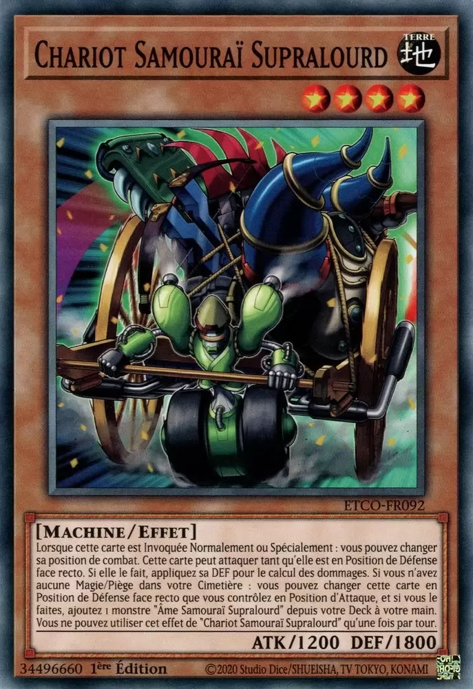 Le Code de l\'Éternité ETCO - Chariot Samouraï Supralourd