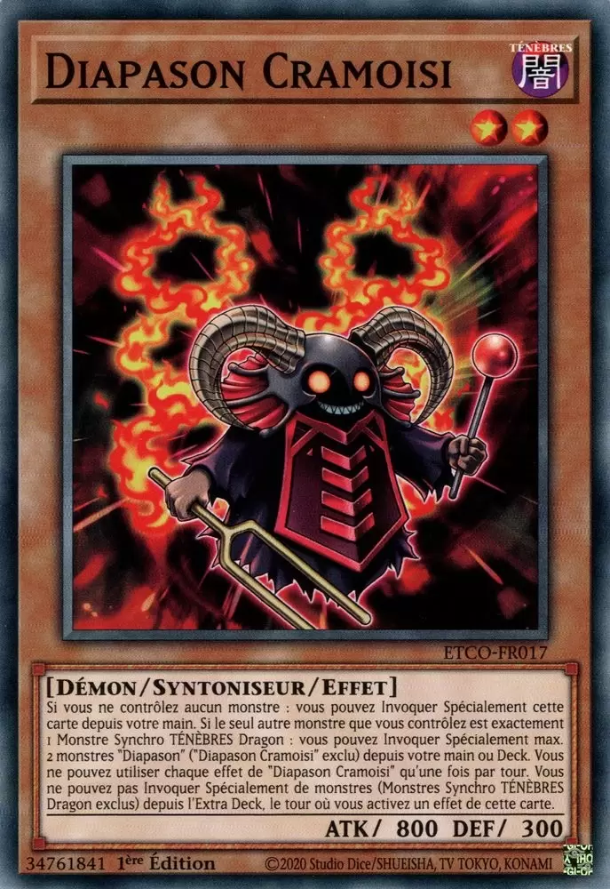 Le Code de l\'Éternité ETCO - Diapason Cramoisi