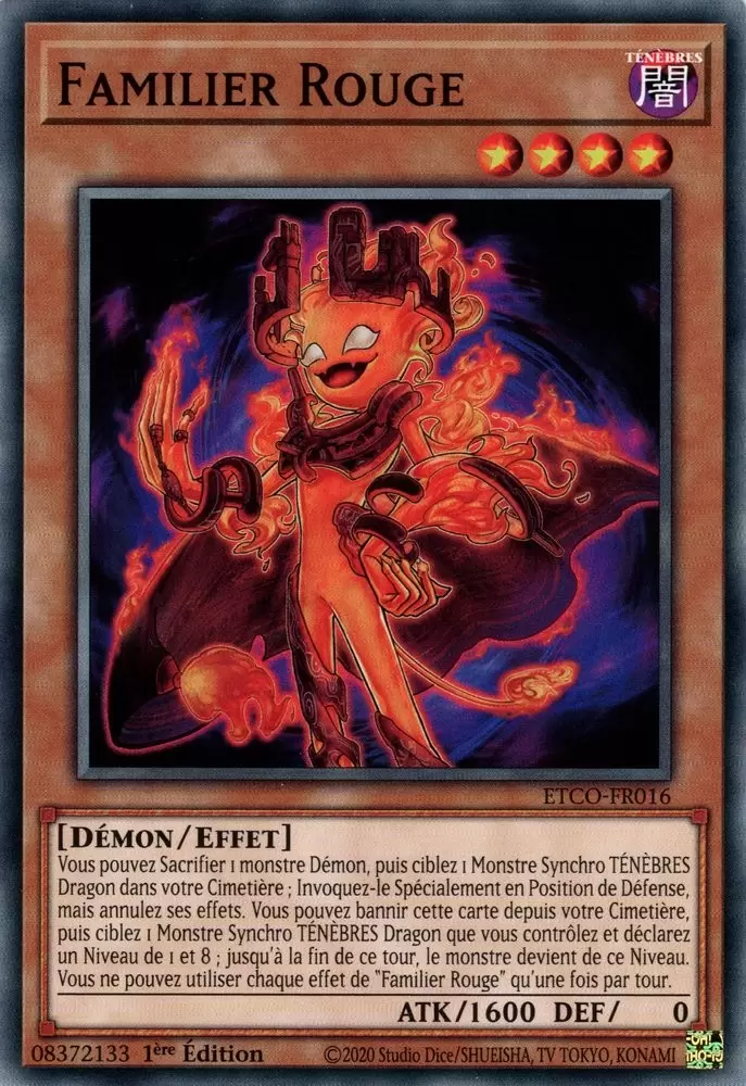 Le Code de l\'Éternité ETCO - Familier Rouge